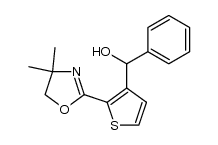 2-[3-(α-Hydroxybenzyl)-2-thienyl]-4,4-dimethyl-2-oxazolin结构式