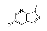 1H-Pyrazolo[3,4-d]pyrimidine, 1-methyl-, 5-oxide (9CI) picture
