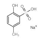 2-hydroxy-5-methyl-benzenesulfonic acid结构式