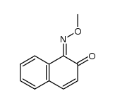 cis-1,2-naphthalenedione 1-(O-methyloxime)结构式