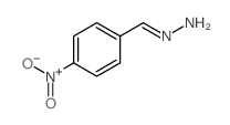 Benzaldehyde, 4-nitro-,hydrazone Structure