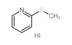 pyridine, 2-(methylthio)- structure