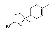 5-methyl-5-(4-methylcyclohex-3-en-1-yl)oxolan-2-ol结构式