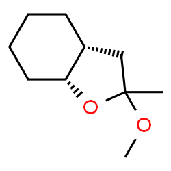 Benzofuran, octahydro-2-methoxy-2-methyl-, (3aR,7aR)-rel- (9CI) Structure