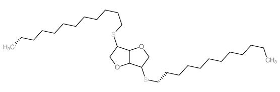 2,6-bis(dodecylsulfanyl)-4,8-dioxabicyclo[3.3.0]octane structure