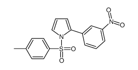 1-(4-methylphenyl)sulfonyl-2-(3-nitrophenyl)pyrrole结构式