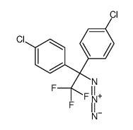 1-[1-azido-1-(4-chlorophenyl)-2,2,2-trifluoroethyl]-4-chlorobenzene Structure