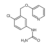 [4-chloro-3-(pyridin-3-yloxymethyl)phenyl]urea结构式