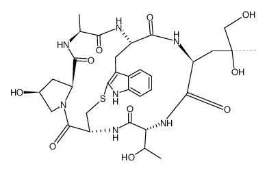(1-de-L-alanine)-phalloidin Structure