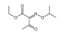 ethyl 3-oxo-2-propan-2-yloxyiminobutanoate Structure