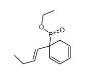 (1-but-1-enylcyclohexa-2,4-dien-1-yl)-ethoxy-oxophosphanium结构式