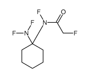 N-[1-(difluoroamino)cyclohexyl]-N,2-difluoroacetamide Structure