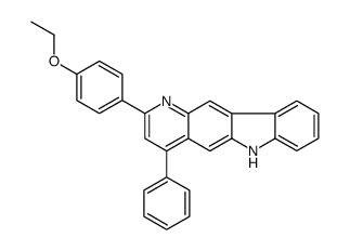 2-(4-ethoxyphenyl)-4-phenyl-6H-pyrido[3,2-b]carbazole Structure