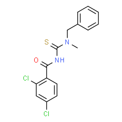 N-{[benzyl(methyl)amino]carbonothioyl}-2,4-dichlorobenzamide picture