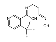 N-(3-hydroxyiminopropyl)-4-(trifluoromethyl)pyridine-3-carboxamide结构式