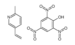 poly-2-methyl-5-vinylpyridine picrate结构式