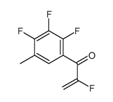 2-Propen-1-one, 2-fluoro-1-(2,3,4-trifluoro-5-methylphenyl)- (9CI) structure