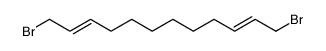 1,12-dibromo-dodeca-2ξ,10ξ-diene结构式