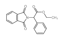 ethyl 2-(1,3-dioxoisoindol-2-yl)-2-phenyl-acetate结构式