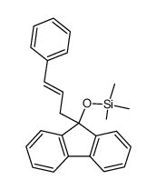 (9-Cinnamyl-9-fluorenyl)-trimethylsilyl-ether Structure