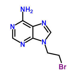 9-(2-溴乙基)-9H-嘌呤-6-胺结构式