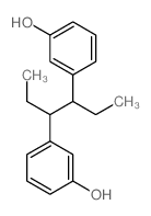 Phenol,3,3'-(1,2-diethyl-1,2-ethanediyl)bis- (9CI)结构式