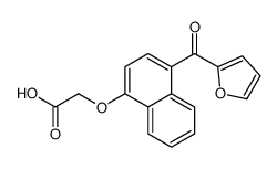 2-[4-(furan-2-carbonyl)naphthalen-1-yl]oxyacetic acid Structure
