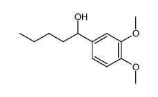 1-(3,4-dimethoxy-phenyl)-pentan-1-ol Structure