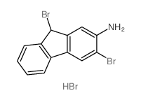 9H-Fluoren-2-amine,3,9-dibromo-, hydrobromide (1:1)结构式