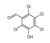 2,3,4,6-tetrachloro-5-hydroxy-benzaldehyde Structure