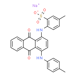 sodium 4-[[9,10-dihydro-9,10-dioxo-4-(p-tolylamino)-1-anthryl]amino]toluene-3-sulphonate picture