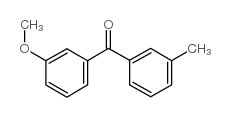 (3-methoxyphenyl)-(3-methylphenyl)methanone Structure