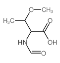 2-formamido-3-methoxybutanoic acid Structure