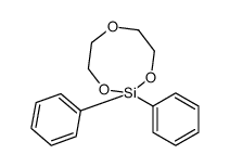 2,2-diphenyl-1,3,6,2-trioxasilocane结构式