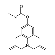 [4-[bis(prop-2-enyl)amino]-3,5-dimethylphenyl] N,N-dimethylcarbamate Structure