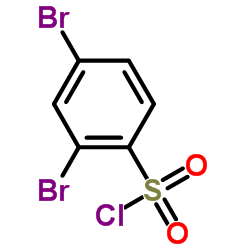 2,4-Dibromobenzenesulfonyl chloride structure