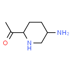 Ethanone, 1-(5-amino-2-piperidinyl)- (9CI)结构式