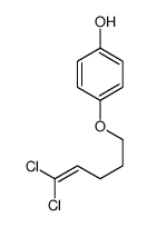 4-(5,5-dichloropent-4-enoxy)phenol结构式