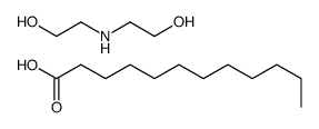 lauric acid, compound with 2,2'-iminodiethanol (1:1)结构式
