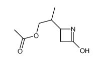2-(4-oxoazetidin-2-yl)propyl acetate结构式