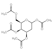 1,3,4,6-TETRA-O-ACETYL-2-DEOXY-D-GALACTOPYRANOSE结构式