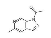Ethanone, 1-(5-Methyl-1H-pyrazolo[3,4-c]pyridin-1-yl)- Structure