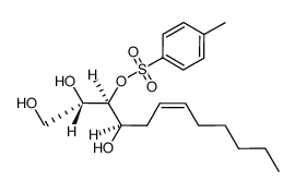 (2S,3S,4R,Z)-1,2,4-trihydroxydodec-6-en-3-yl 4-methylbenzenesulfonate Structure