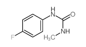 N-(4-Fluorophenyl)-N-methylurea结构式