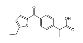 2-[4-(5-ethylthiophene-2-carbonyl)phenyl]propanoic acid picture