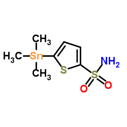 5-(Trimethylstannyl)-2-thiophenesulfonamide Structure