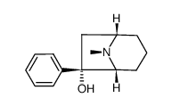 6β-phenyl-8-methyl-6α-hydroxy-8-azabicyclo<3.2.1>octane结构式