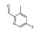5-FLUORO-3-METHYLPICOLINALDEHYDE结构式