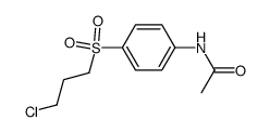 γ-chloropropyl 4-acetamidophenyl sulphone结构式
