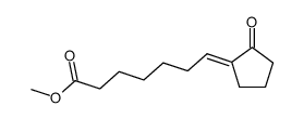 Methyl 7-(2-oxocyclopentylidene)-heptanoate结构式